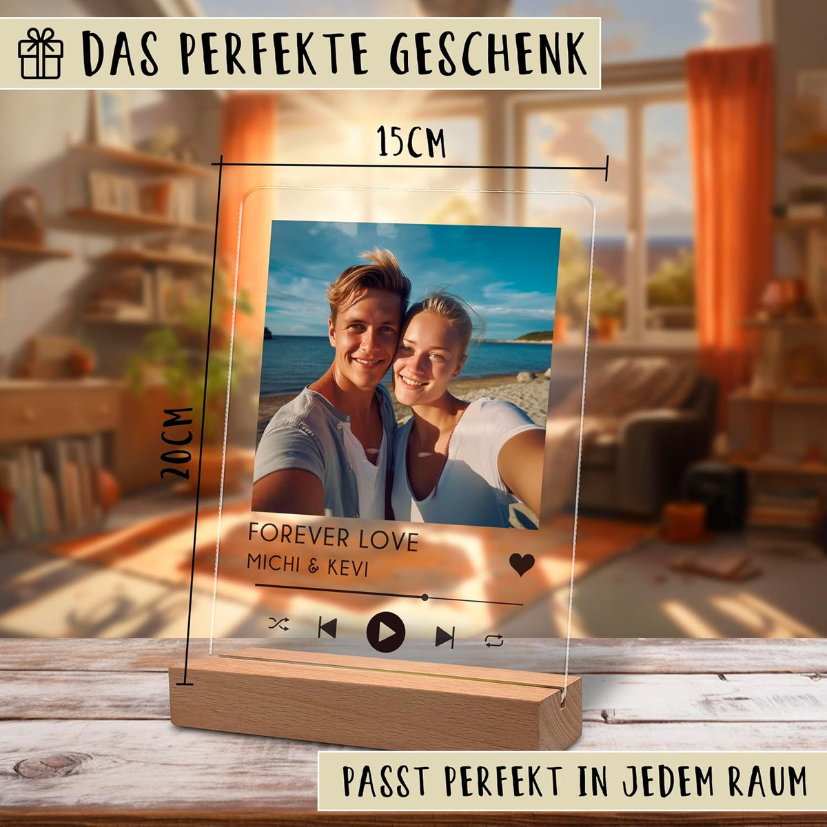 Fotobild SongCover – personalisiert mit deinen Fotos
