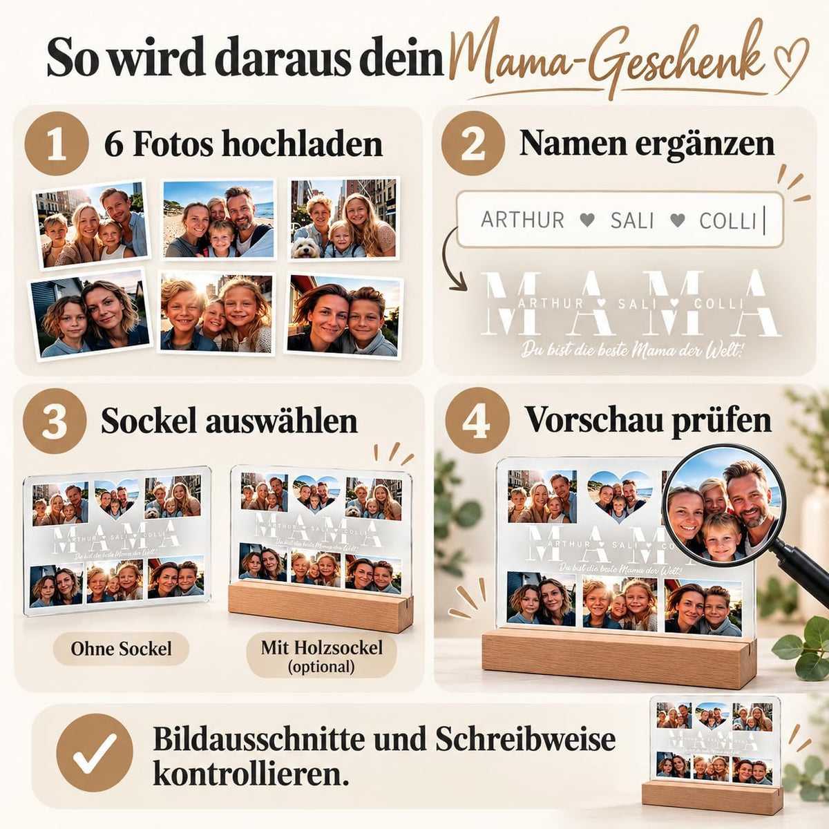 Fotobild Mama – originale Produktansicht von Yuweli