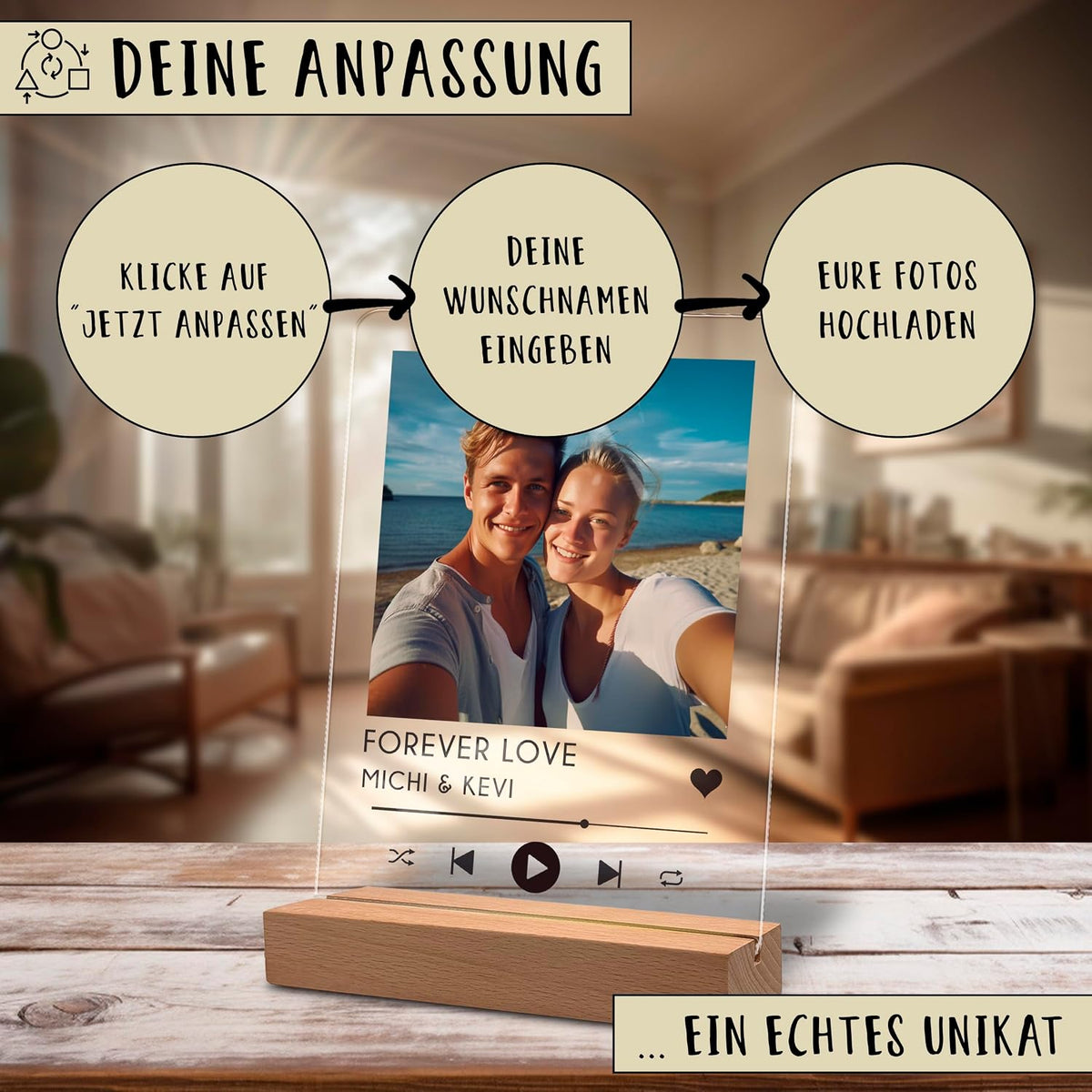 Fotobild SongCover – personalisiert mit deinen Fotos