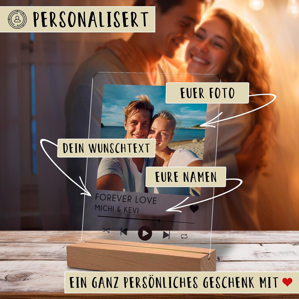 Fotobild SongCover – personalisiert mit deinen Fotos